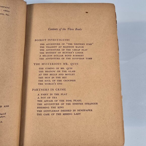 Agatha Christie’s Crime Reader 1944 World Publishing Forum Books 1st Printing HC - Picture 5 of 8